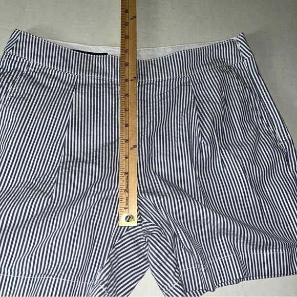 Brooks Brothers Blue and White Striped Shorts Size 6 - Picture 9 of 13